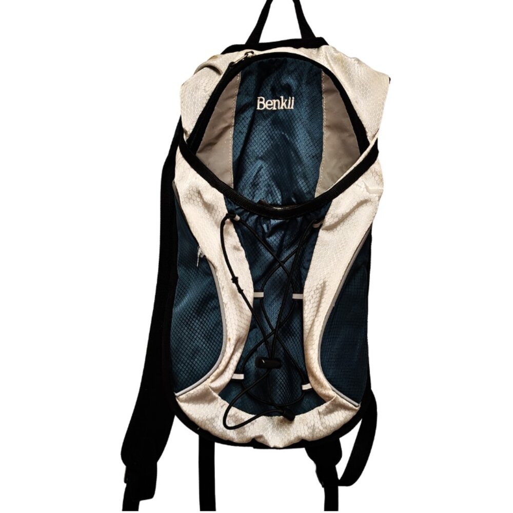 Benkii White Teal‎ Black Hydration Back Pack - Hiking Camping Outdoor